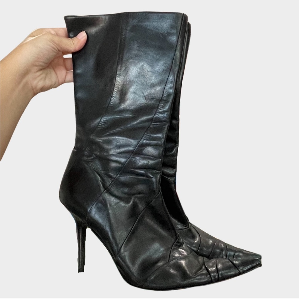 WITCHY PATCHWORK LEATHER BOOTIES